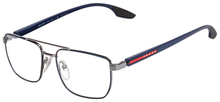 prescription-glasses-model-Prada-VPS-53M-Matte-Blue-Silver-45