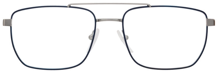 prescription-glasses-model-Prada-VPS-53M-Matte-Blue-Silver-Front