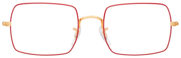 prescription-glasses-model-Ray-Ban-RB1969V-Red-Gold-Front