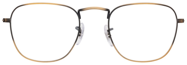 prescription-glasses-model-Ray-Ban-RB3857V-Antique-Gold-Front