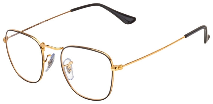 prescription-glasses-model-Ray-Ban-RB3857V-Black-Gold-45