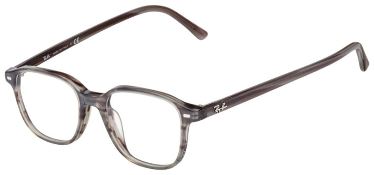 prescription-glasses-model-Ray-Ban-RB5393-Striped-Grey-45
