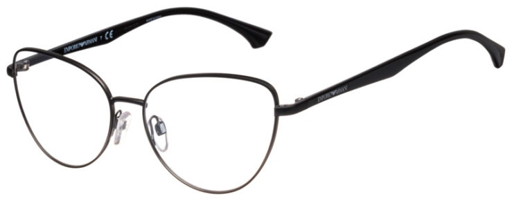 prescription-glasses-model-Emporio Armani-EA1104-Matte Black Gunmetal-45