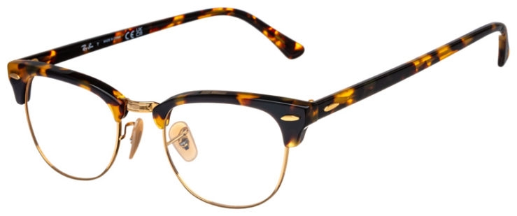 prescription-glasses-model-Ray Ban-RB5154-Yellow Havana-45