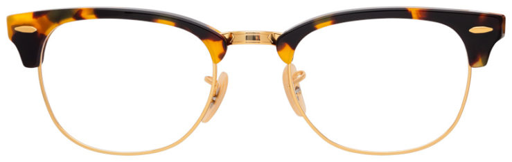 prescription-glasses-model-Ray Ban-RB5154-Yellow Havana-Front