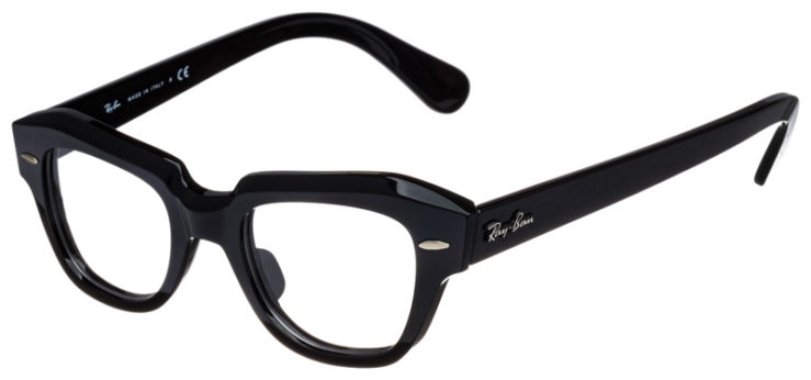prescription-glasses-model-Ray Ban-RB5486-Black-45