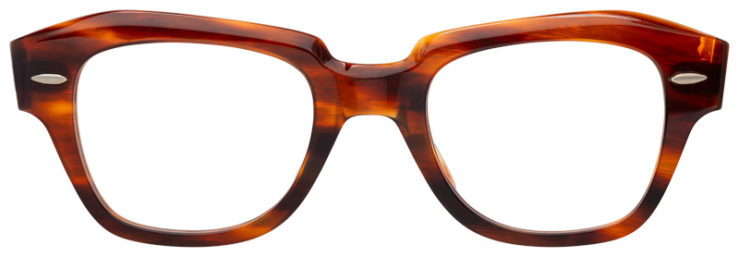 prescription-glasses-model-Ray Ban-RB5486-Striped Havana-Front