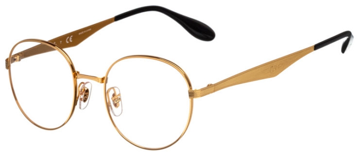 prescription-glasses-model-Ray Ban-RB6343-Gold -45