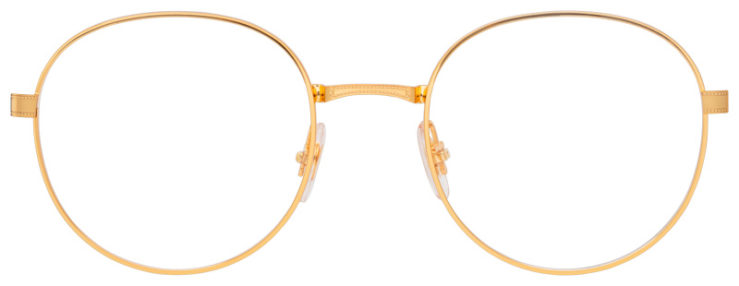 prescription-glasses-model-Ray Ban-RB6343-Gold -Front