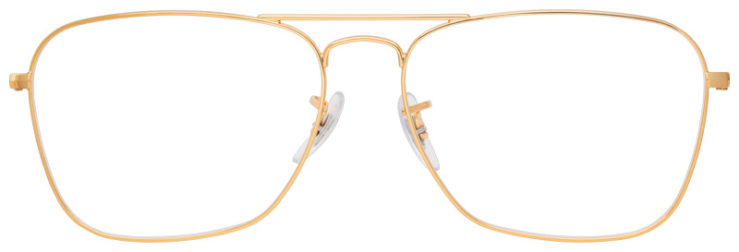 prescription-glasses-model-Ray Ban-RB6536-Gold -Front