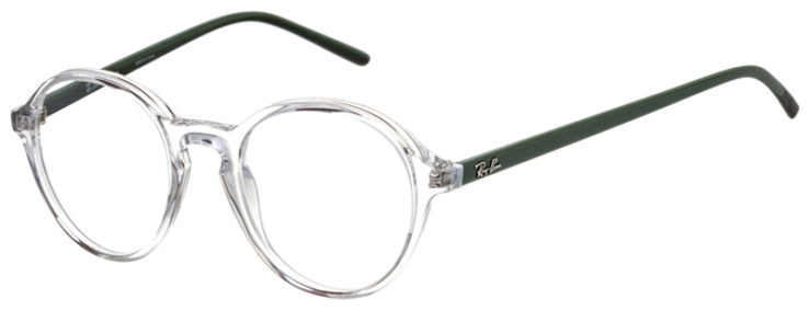 prescription-glasses-model-Ray Ban-RB7173-Clear Green -45
