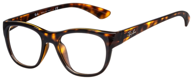 prescription-glasses-model-Ray Ban-RB7191-Tortoise -45