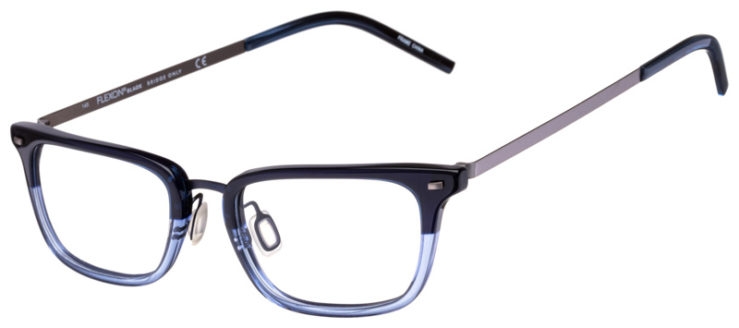 prescription-glasses-model-Flexon-B2021-Blue Gradient -45