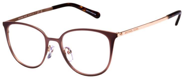 prescription-glasses-model-Michael Kors-MK3017-Brown Rose Gold -45