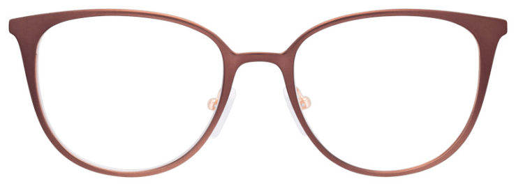 prescription-glasses-model-Michael Kors-MK3017-Brown Rose Gold -Front