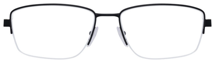 prescription-glasses-model-Prada-VPS 51O-Black Rubber-Front