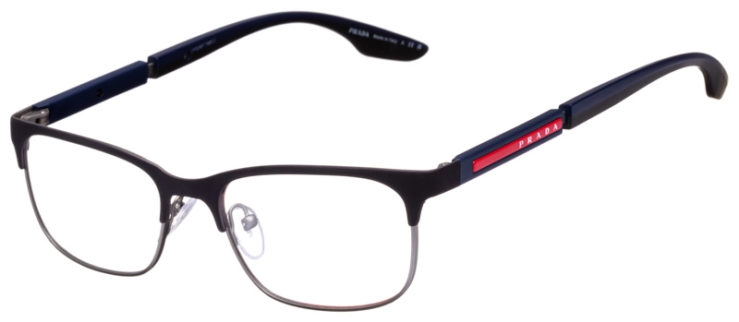 prescription-glasses-model-Prada-VPS 52N-Blue Rubber-45