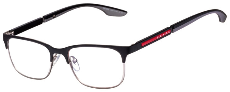 prescription-glasses-model-Prada-VPS 52N-Matte Black Silver -45