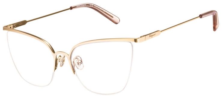 prescription-glasses-model-Salvatore Ferragamo-SF2197-Gold -45