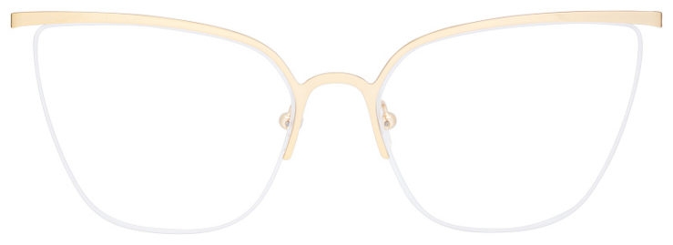 prescription-glasses-model-Salvatore Ferragamo-SF2197-Gold -Front