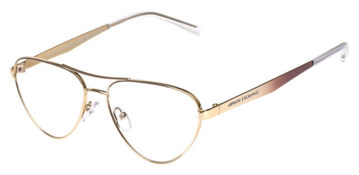 prescription-glasses-model-Armani Exchange-AX1051-Gold-45