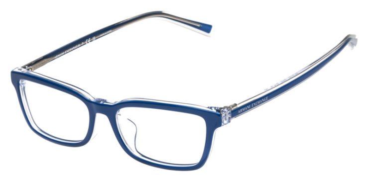 prescription-glasses-model-Armani Exchange-AX3074F-Blue-45