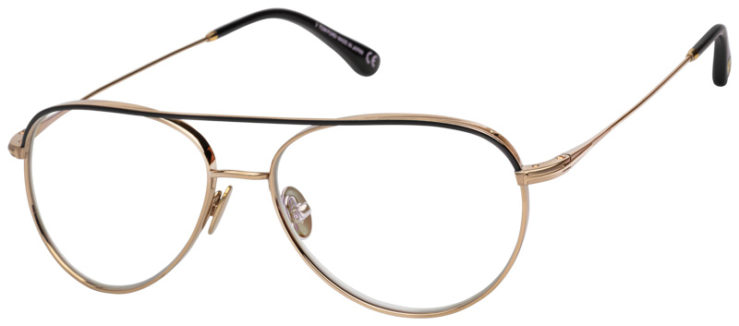 Prescription-glasses-model-Tom Ford_TF5693B_Black Gold -45 Prescription-glasses-model-Tom Ford_TF5693B_Black Gold -45