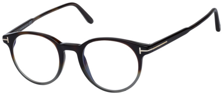 Prescription-glasses-model-Tom Ford_TF5695B_Tortoise Gradient -45