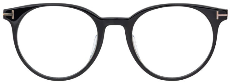 Prescription-glasses-model-Tom Ford_TF5695F_Black-FRONT