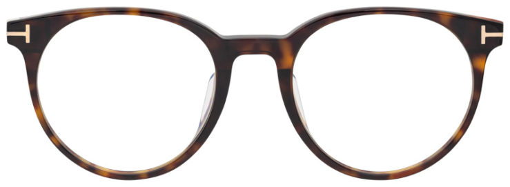 Prescription-glasses-model-Tom Ford_TF5695F_Tortoise -FRONT