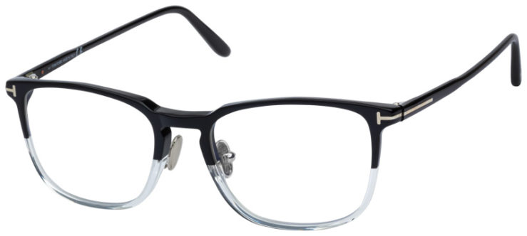 Prescription-glasses-model-Tom Ford_TF5699B_Black Clear -45