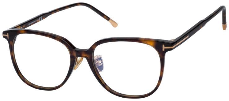 Prescription-glasses-model-Tom Ford_TF5778D_Tortoise -45 Prescription-glasses-model-Tom Ford_TF5778D_Tortoise -45