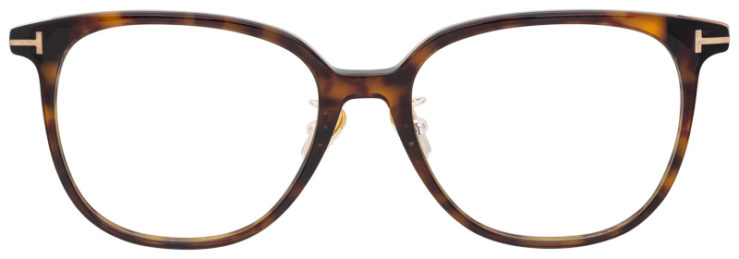 Prescription-glasses-model-Tom Ford_TF5778D_Tortoise -FRONT Prescription-glasses-model-Tom Ford_TF5778D_Tortoise -FRONT