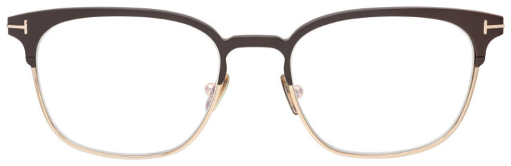 Prescription-glasses-model-Tom Ford_TF5799B_Matte Brown -FRONT