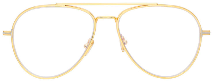 Prescription-glasses-model-Tom Ford_TF5800B_Gold -FRONT