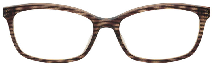 Prescription-glasses-model-Jimmy Choo_JC140_Striped Brown -FRONT Prescription-glasses-model-Jimmy Choo_JC140_Striped Brown -FRONT