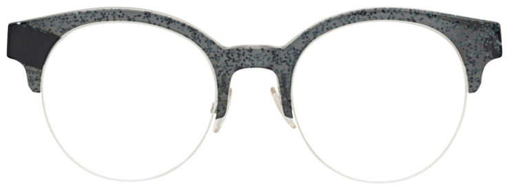 Prescription-glasses-model-Jimmy Choo_JC151_Black Glitter -FRONT