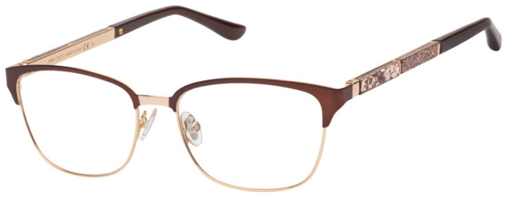 Prescription-glasses-model-Jimmy Choo_JC192_Matte Brown -45