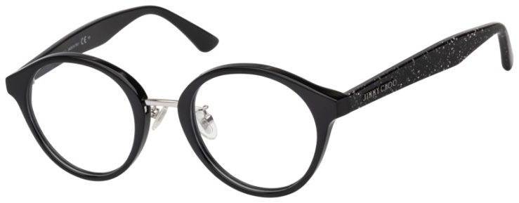 Prescription-glasses-model-Jimmy Choo_JC197-F_Black Glitter -45