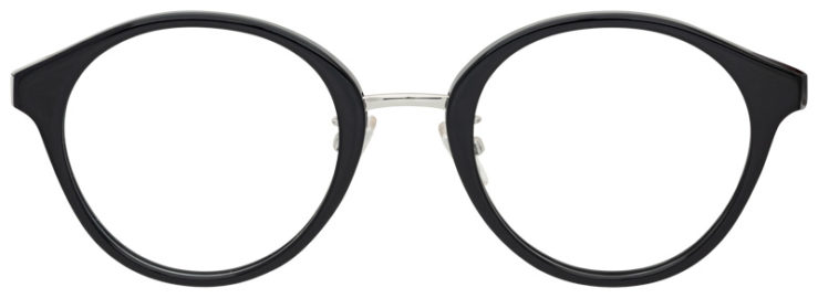 Prescription-glasses-model-Jimmy Choo_JC197-F_Black Glitter -FRONT