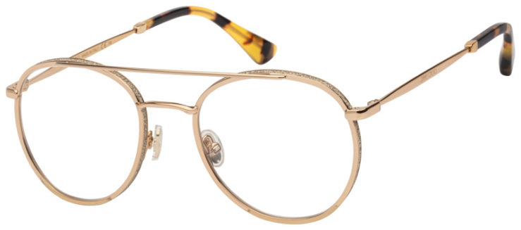 Prescription-glasses-model-Jimmy Choo_JC230_Gold -45 Prescription-glasses-model-Jimmy Choo_JC230_Gold -45