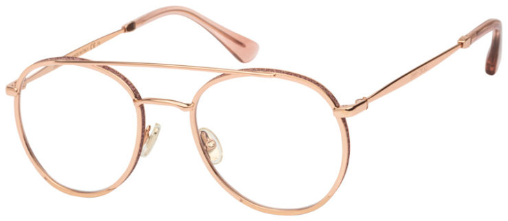 Prescription-glasses-model-Jimmy Choo_JC230_Gold Pink-45 Prescription-glasses-model-Jimmy Choo_JC230_Gold Pink-45