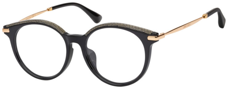 Prescription-glasses-model-Jimmy Choo_JC254-F_Black Gold -45