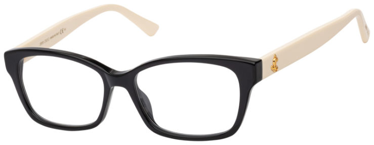 Prescription-glasses-model-Jimmy Choo_JC270_Black Ivory -45 Prescription-glasses-model-Jimmy Choo_JC270_Black Ivory -45