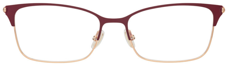 Prescription-glasses-model-Jimmy Choo_JC295_Burgundy Gold -FRONT