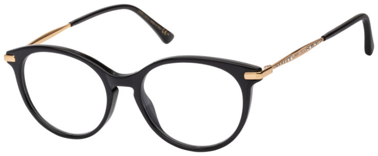 Prescription-glasses-model-Jimmy Choo_JC299_Black -45 Prescription-glasses-model-Jimmy Choo_JC299_Black -45