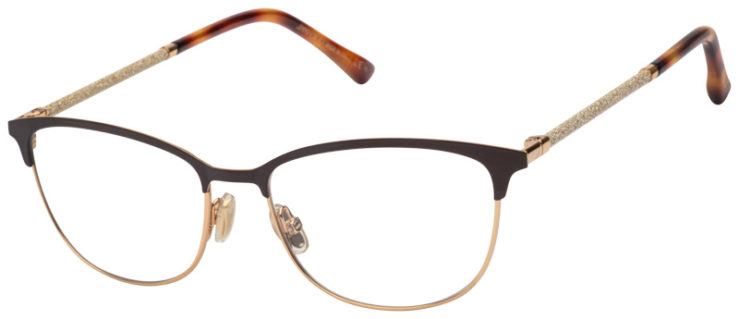 Prescription-glasses-model-Jimmy Choo_JC319_Brown Gold-45