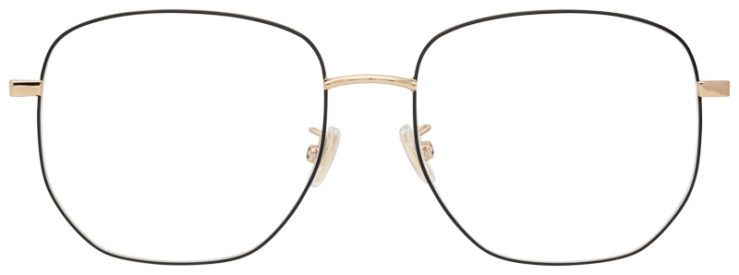 Prescription-glasses-model-Jimmy Choo_JC368-F_Matte Black Gold -FRONT Prescription-glasses-model-Jimmy Choo_JC368-F_Matte Black Gold -FRONT