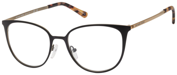 Prescription-glasses-model-Michael Kors _MK3017_Matte Black Gold -45