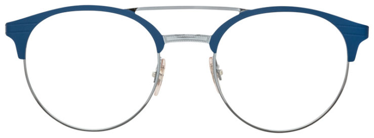 Prescription-glasses-model-Ray Ban_RB3545V_Matte Blue-FRONT